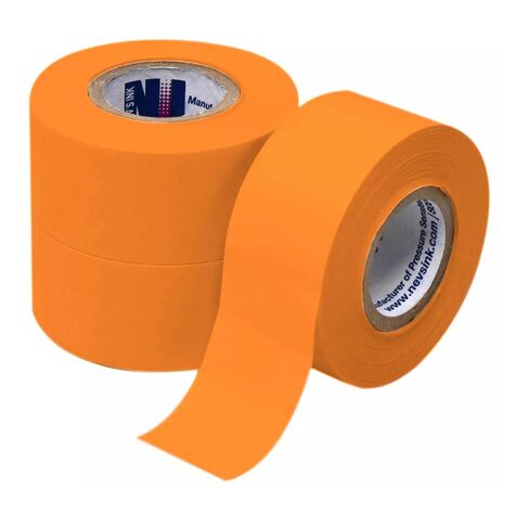 شريط ملصقات Nev's Ink TC-10-Orange، عرض 1 بوصة، طول 500 بوصة، لون برتقالي (علبة مكونة من 12 قطعة) in Kuwait