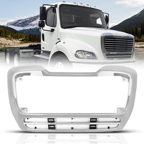 Chrome Surround Grille with Bug Screen Fit for 2003-2015 Freightliner M2 112 in Saudi Arabia