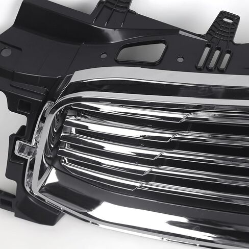 JOLONG Front Grille Left Driver Side Fit for Lincoln MKX 2016-2018 Bumper Upper Hood Grill Replacement for FA1Z8201AA FO1200597 (Front Left (Driver Side)) in Saudi Arabia