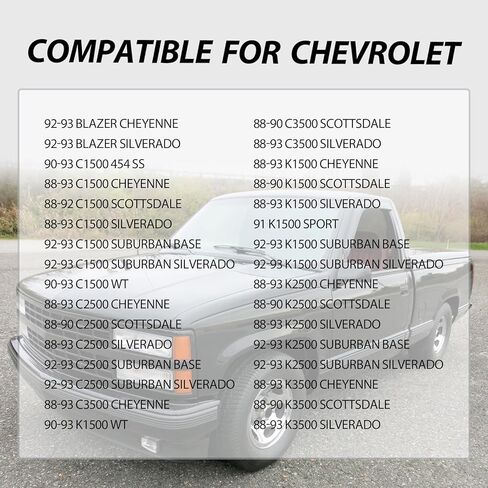 شبكة أمامية باللون الأسود متوافقة مع 1988-1993 CHEVROLET C/K 1500 2500 3500 Blazer GM1200228 15615108 in Saudi Arabia
