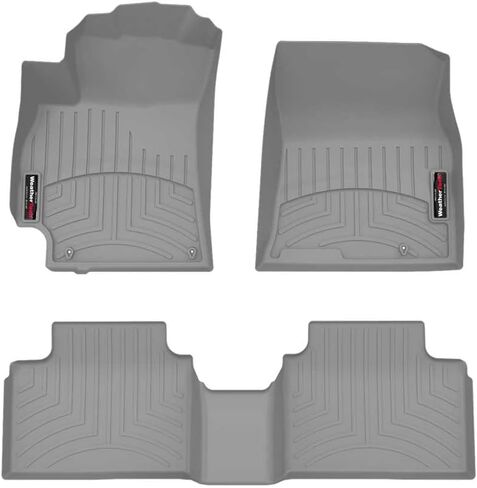 بطانات أرضية مخصصة من Weathertech لسيارة Kia k4-الصف الأول والثاني (441909-1-2)، أسود in Saudi Arabia