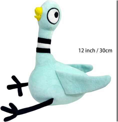 12 بوصة حمامة محشوة على شكل حمامة من القطيفة، لعبة حيوانات محشوة ناعمة على شكل طائر محشوة للأطفال الأولاد والبنات هدايا، ديكور منزلي قطيفة in Kuwait