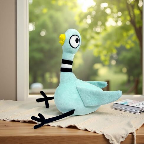 12 بوصة حمامة محشوة على شكل حمامة من القطيفة، لعبة حيوانات محشوة ناعمة على شكل طائر محشوة للأطفال الأولاد والبنات هدايا، ديكور منزلي قطيفة in Kuwait