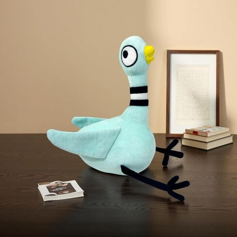 12 بوصة حمامة محشوة على شكل حمامة من القطيفة، لعبة حيوانات محشوة ناعمة على شكل طائر محشوة للأطفال الأولاد والبنات هدايا، ديكور منزلي قطيفة in Kuwait