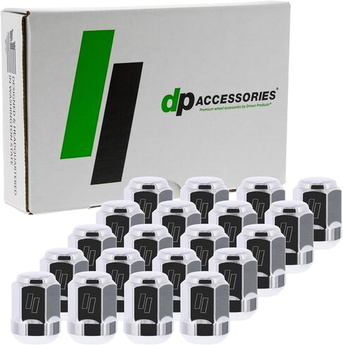 DPAccessories Chrome Lug Nuts | Compatible Replacement for Honda-Acura | 90381-S87-A01, 90304-SA5-013 | Factory/OEM Wheels Only | Set of 20 | DHO121501F-CH/020 in Saudi Arabia