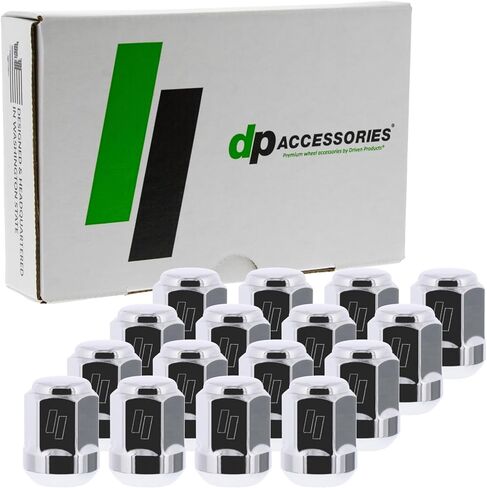 DPAccessories Chrome Lug Nuts | Compatible Replacement for Honda-Acura | 90381-S87-A01, 90304-SA5-013 | Factory/OEM Wheels Only | Set of 20 | DHO121501F-CH/020 in Saudi Arabia