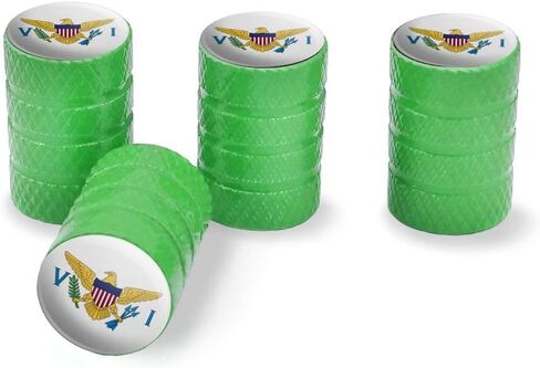 GRAPHICS & MORE Virgin Islands US Territory Flag Tire Rim Wheel Aluminum Valve Stem Caps in Saudi Arabia