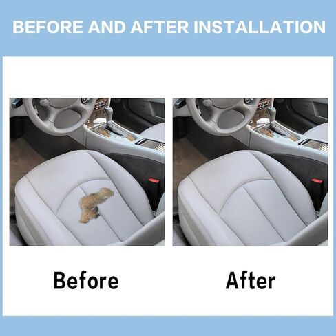 FZJDSD Black Driver Side Bottom Perforated Microfiber Leather Seat Cover Compatible with Mercedes Benz E63 E280 E300 E320 E350 E500 E550 2003 2004 2005 2006 2007 2008 2009 in Saudi Arabia