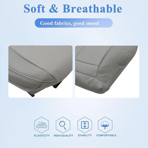 FZJDSD Black Driver Side Bottom Perforated Microfiber Leather Seat Cover Compatible with Mercedes Benz E63 E280 E300 E320 E350 E500 E550 2003 2004 2005 2006 2007 2008 2009 in Saudi Arabia