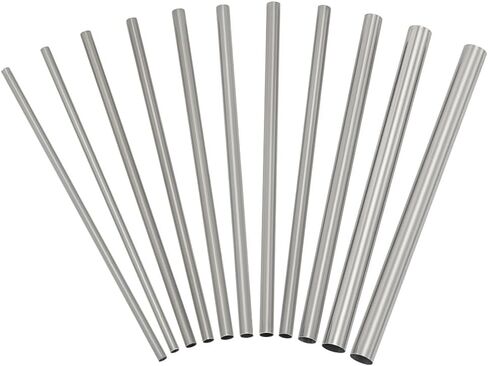 PH PandaHall 11pcs Mandrels for Jewelry Making 5 Sizes Carbon Steel Rod 5 Inch Long Hollow Round Tubing Straight Metal Tube for DIY Craft Wind Chime Wire Wrapping Forming Rings 3.5/4.2/5/7/9mm in Saudi Arabia