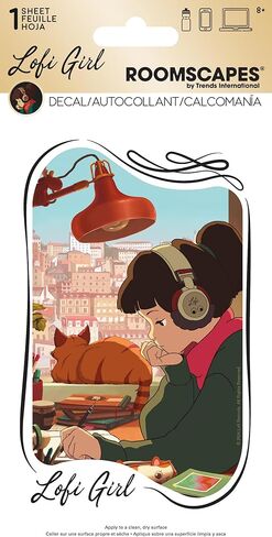 Lofi Girl - 4 Color Decal - 4 x 8 - NO POLYBAG 4 Color Decal - 4 x 8 -No Polybag in Saudi Arabia
