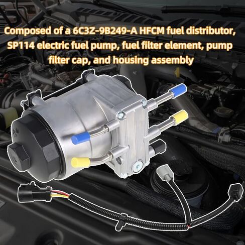 6C3Z-9G282-C مجموعة مضخة الوقود ث/تسخير PFB-101 يصلح ل 2003-2007 فورد F250 F350 F450 F550 سوبر ديوتي 2003-2005 فورد رحلة 6.0L V8 ديزل، 6C3Z-9G282-C، 6C3Z9G282C، PFB-101، PFB101 in Kuwait