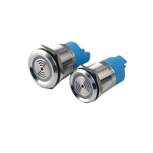 طنان 16mm19mm22mm طنان معدني 12 فولت نشط سلبي طويل صوت أحمر معدات إنذار (16 ملم 12-24 فولت) in Saudi Arabia