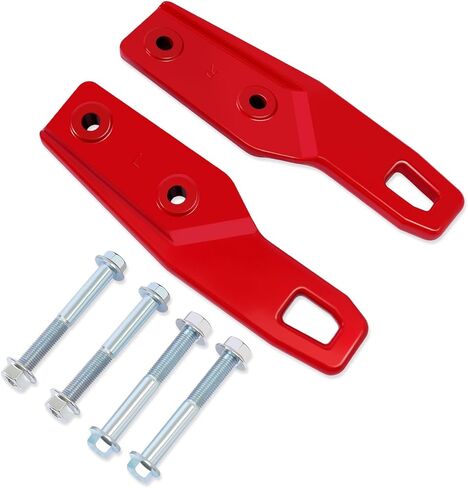 Front Tow Hooks Compatible with Toyota Tacoma 2024-2026 4Runner 2025-2026, Red Left and Right in Saudi Arabia