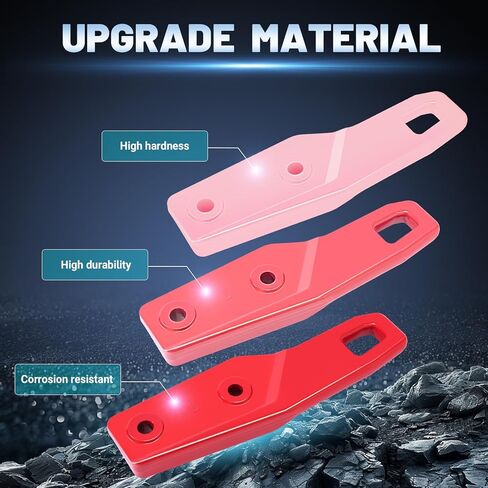 Front Tow Hooks Compatible with Toyota Tacoma 2024-2026 4Runner 2025-2026, Red Left and Right in Saudi Arabia