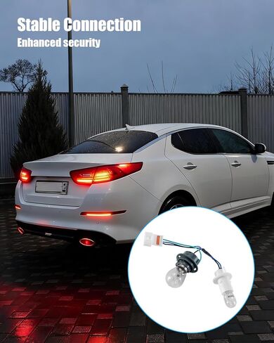 Backup Light Socket Wiring Harness Fit for Kia Optima 2014 2015, Reverse Lamp Socket with Wire Connector Replace 92452-4C500 in Saudi Arabia
