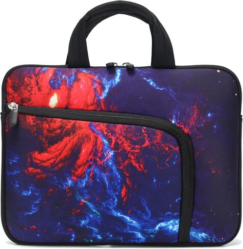 15 15.4 15.6 inch Laptop Handle Bag Computer Protect Notebook Sleeve Neoprene Cover Soft Carrying Case with Extra Pockets in Saudi Arabia