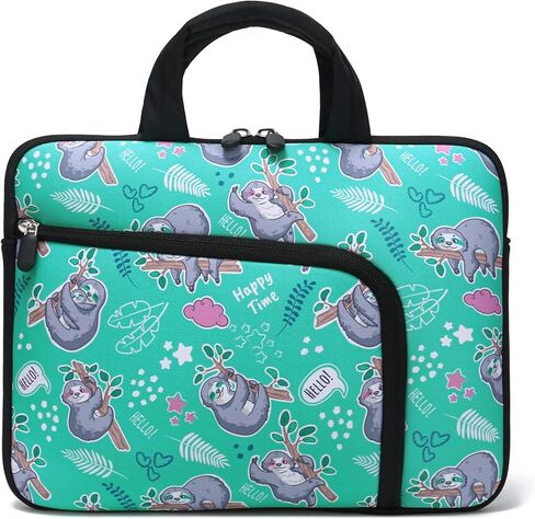 15 15.4 15.6 inch Laptop Handle Bag Computer Protect Notebook Sleeve Neoprene Cover Soft Carrying Case with Extra Pockets in Saudi Arabia