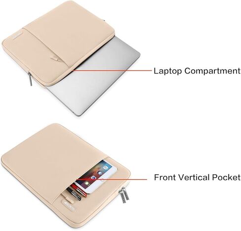 MOSISO Compatible with MacBook Air 13 inch Case 2022, 2021-2018 Release A2337 M1 A2179 A1932, Plastic Hard Shell&Polyester Vertical Sleeve Bag&Keyboard Cover&Screen Protector&Storage Bag,Apricot in Saudi Arabia