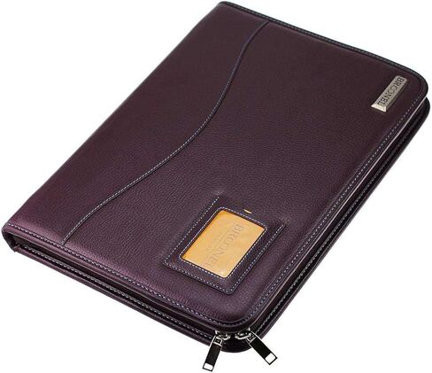 سلسلة Contour - حافظة جلدية أرجوانية شديدة التحمل - متوافقة مع الكمبيوتر المحمول EYY 2 في 1 مقاس 15.6 بوصة in Kuwait