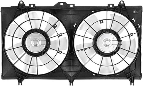Radiator Fan Assembly - Cooling Fan Unit | Compatible with 2012-2015 Chevrolet Camaro V6 Coupe, Convertible in Saudi Arabia