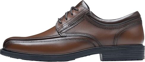 Shoes for Crews Senator, Men's Soft Toe Uniform Dress and Work Shoes, Slip Resistant, Water Resistant, Black, Size 8 Wide in Saudi Arabia