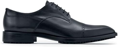 Shoes for Crews Senator, Men's Soft Toe Uniform Dress and Work Shoes, Slip Resistant, Water Resistant, Black, Size 8 Wide in Saudi Arabia