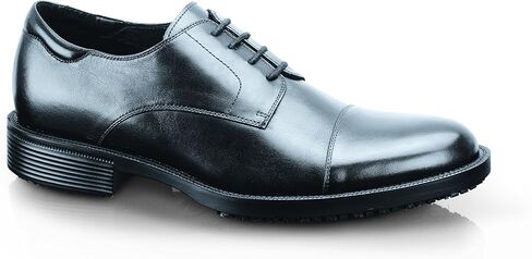 Shoes for Crews Senator, Men's Soft Toe Uniform Dress and Work Shoes, Slip Resistant, Water Resistant, Black, Size 8 Wide in Saudi Arabia