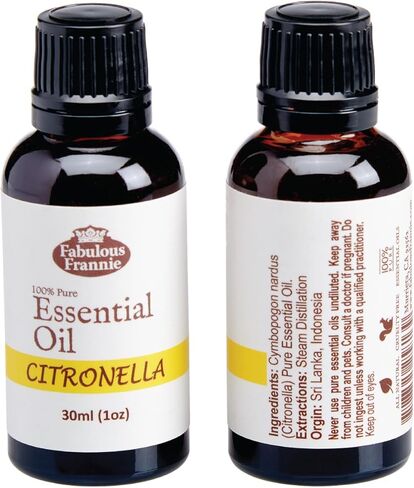 Fabulous Frannie Citronella Pure Essential Oil Therapeutic Grade- 30ml in Saudi Arabia