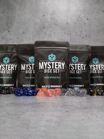 Dice Market Mystery 7pc Dice Set in Saudi Arabia