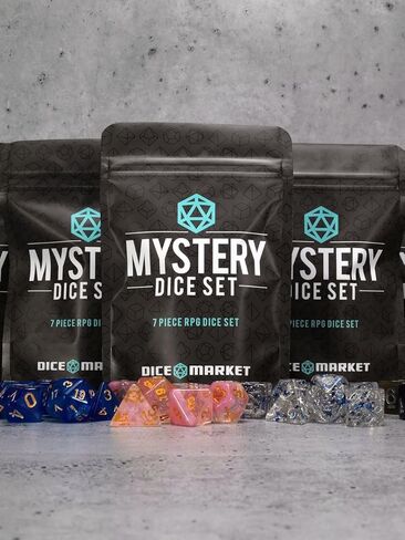 Dice Market Mystery 7pc Dice Set in Saudi Arabia