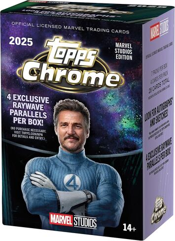 2025 Topps Marvel Studios Chrome - مختوم من المصنع - صندوق القيمة in Saudi Arabia