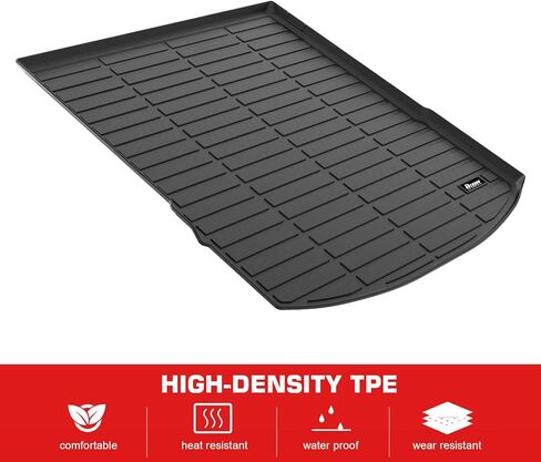 IKON MOTORSPORTS TPE Cargo Trunk Liner, Compatible with 2025-2026 Mazda CX-70 & CX-70 PHEV, Custom Fit All Weather Protection Heavy Duty Rear Trunk Tray Cargo Mats Protector, Black in Saudi Arabia