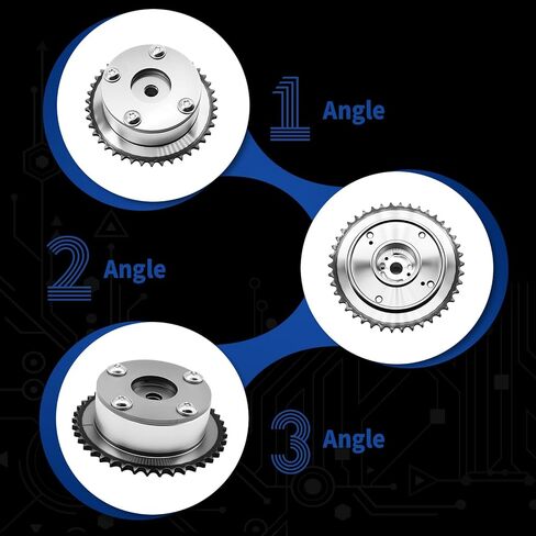 24350-2E201 مجموعة تروس توقيت عمود الحدبات CVVT 2 قطعة متوافقة مع Tucson Forte Soul 2.0L 2014-2020 24370-2E200 in Saudi Arabia