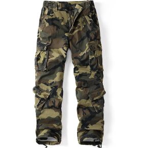 AKARMY Womens Cargo Pants with Pockets Outdoor Casual Ripstop Camo Military Combat Construction Work Pants in Kuwait
