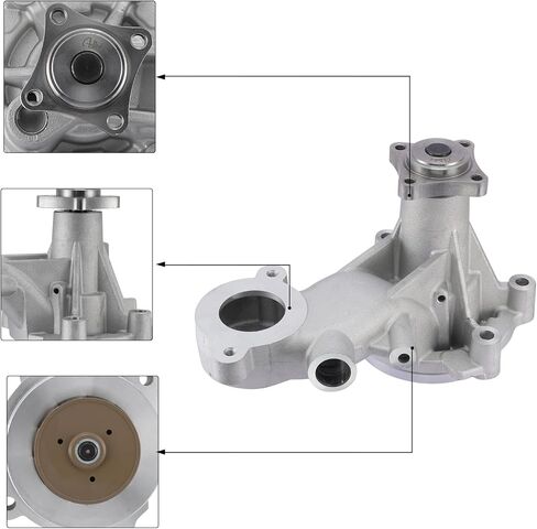 AW6701 Water Pump (5.0L V8) For Ford Mustang F 150 Coyote 2011 2012 2013 2014,Lobo 2011 2012 2013, Mark LT 2011 2012 2013 2014 43014 125-3270 BR3Z8501H in Saudi Arabia
