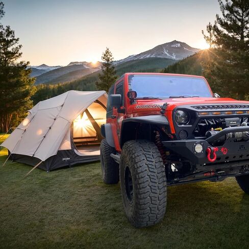 OMP Offroad Premium Aluminum Fender Flares 12 inch Compatible for Jeep Wrangler JK JKU - Ultimate Protection and Off-Road Upgrade Special for X Large tire Wrangler. (with Inner Fenders) in Saudi Arabia