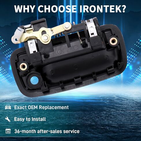 مقبض الباب الجانبي للسائق الأيسر الخارجي من IRONTEK لسيارة Toyota Tacoma 1995-2004، يناسب 1995-2004 Toyota Tacoma استبدال مقبض الباب الخارجي للسائقين الأماميين in Kuwait