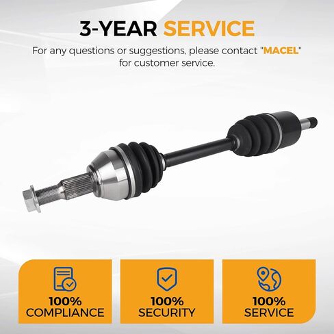 مجموعة محور السيرة الذاتية الأمامية من PAROD تناسب Buick Enclave 2008-2017، Chevy Traverse 2009-2017، GMC Acadia 2007-2017، Acadia Limited 2017، Saturn Outlook 2007-2010 استبدال #661465 661466 in Saudi Arabia