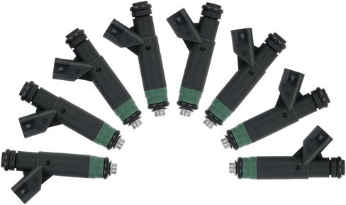 Fuel Injectors,SCITOO 12 Hole 0280158007 Fuel Injector for 05-14 for Nissan for Armada 06-14 for Nissan for Frontier 05-10 for Nissan for Pathfinder 04 for Nissan for Pathfinder Armada (Set of 8) in Saudi Arabia