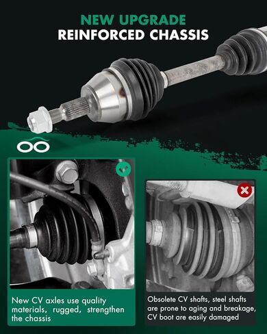 SCITOO الجبهة اليسرى اليمنى CV AXLE 66-2351 NCV11216 66-2352 لـ Ford Transit Connect in Saudi Arabia