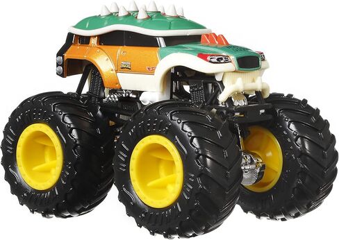 Hot Wheels Monster Trucks Pack 2 Nintendo Toy Cars 1:64 Scale Gift for Kids 3+ Years (Mattel HDH82) in Saudi Arabia