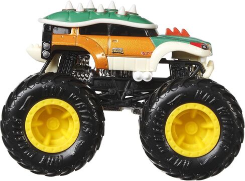 Hot Wheels Monster Trucks Pack 2 Nintendo Toy Cars 1:64 Scale Gift for Kids 3+ Years (Mattel HDH82) in Saudi Arabia