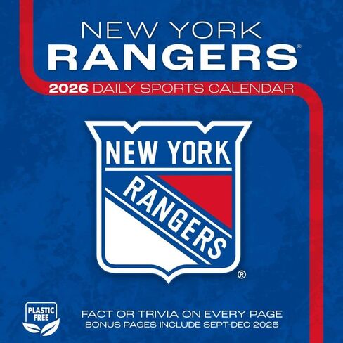 TURNER SPORTS New York Rangers 2026 Box Calendar (26998053088) in Saudi Arabia