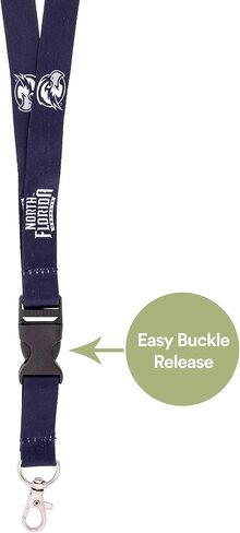 Desert Cactus University of North Florida Lanyard UNF Ospreys Car Keys ID Badge Holder Keychain Detachable Breakaway Snap Buckle (Design A) in Saudi Arabia
