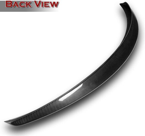 W-POWER, Rear Lift Gate Trunk Spoiler Wing Compatible with 2018-2021 Mercedes-Benz E-Class W238 E300 E450 E400 Coupe, Rear Deck Trunk Lid Spoiler Wing, Real Carbon Fiber in Saudi Arabia