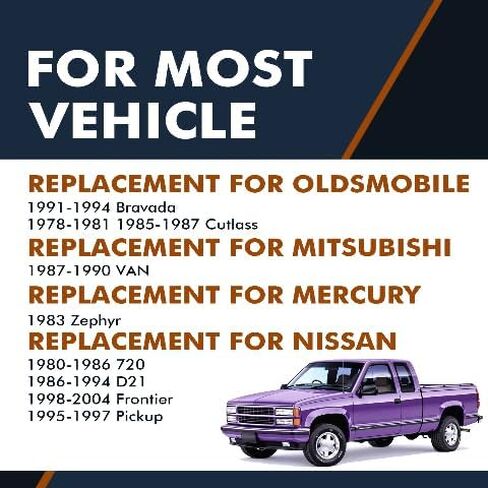 زوج تلقائي PM مكون من 2 وصلة شريطية أمامية لاستبدال 1991-1994 Oldsmobile Bravada بطول 7-1/4 (بوصة) in Saudi Arabia