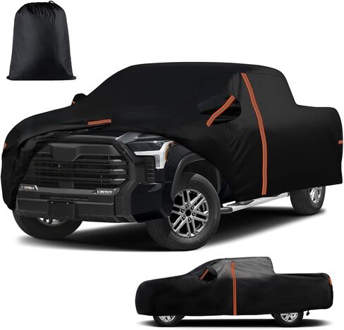 غطاء شاحنة مقاوم للماء لـ 2000-2006 Toyota Tundra Access Cab 6.2 "سرير - غطاء بيك اب خارجي مناسب لجميع الأحوال الجوية مع باب بسحاب وأشرطة مقاومة للرياح، حماية من الأشعة فوق البنفسجية من الشمس in Saudi Arabia