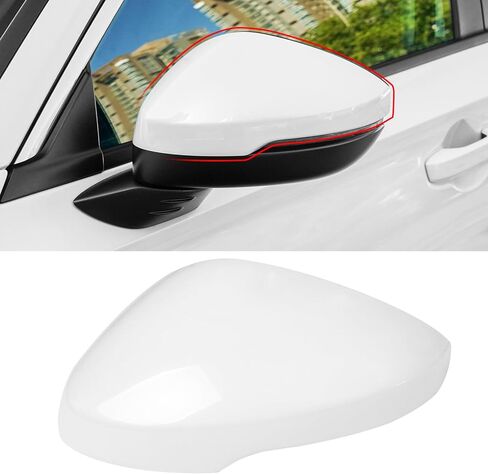 Moonlinks متوافق مع Honda Civic الجيل الحادي عشر 2022-2025 LX Si Sport Type R غطاء مرآة جانبية، غطاء مرآة مثبت على الجانب الأيسر من السائق باللون الأسود اللامع مع إشارة الانعطاف in Saudi Arabia