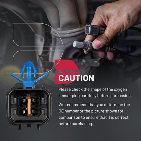 مستشعر الأوكسجين BDFHYK مستشعر O2 المنبع، متوافق مع Kia Amanti، Optima، Rondo، Sedona، Sorento، متوافق مع Hyundai Santa Fe، XG350، 2002-2010، 2.7L 3.5L، 234-4194 استبدال قطعتين in Saudi Arabia
